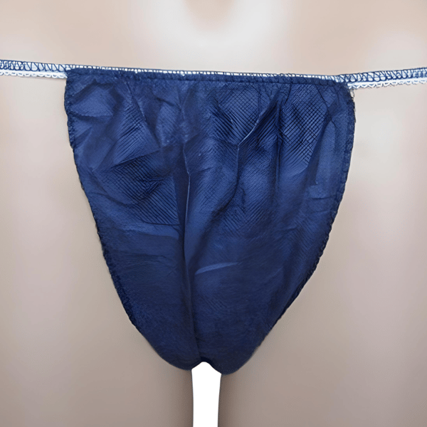 String jetable Kinefis pour homme en polypropylène TST bleu foncé (100 unités)